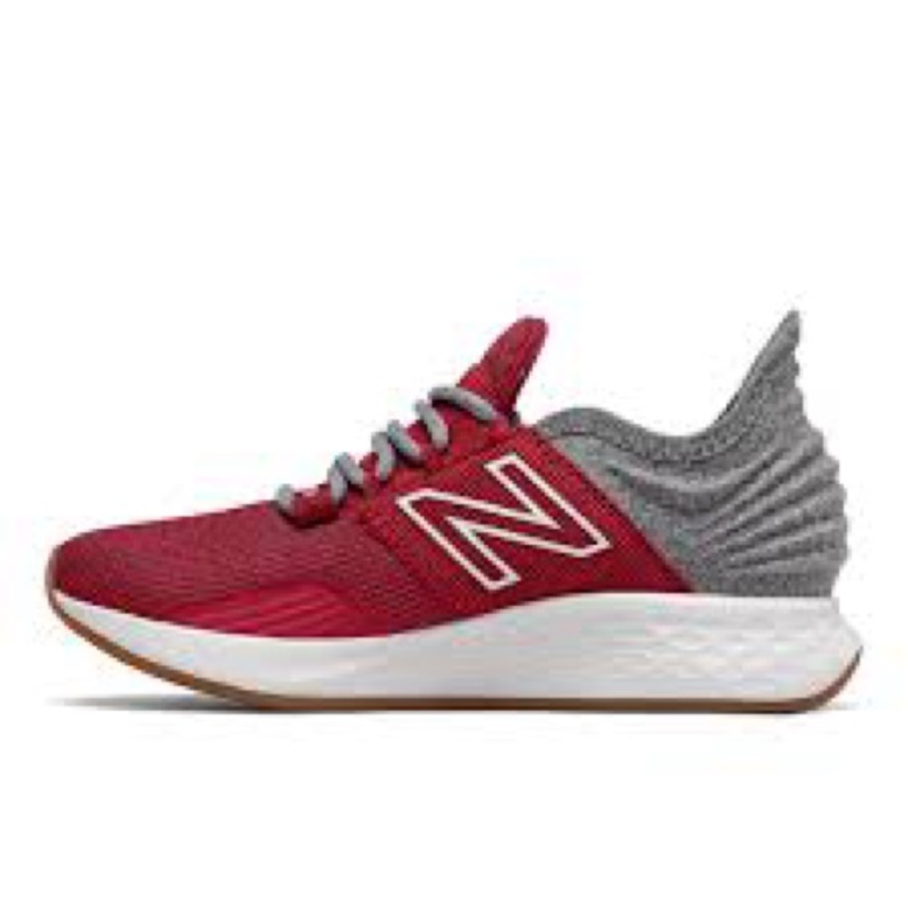 New Balance Men’s Red and Gray Athletic Sneakers